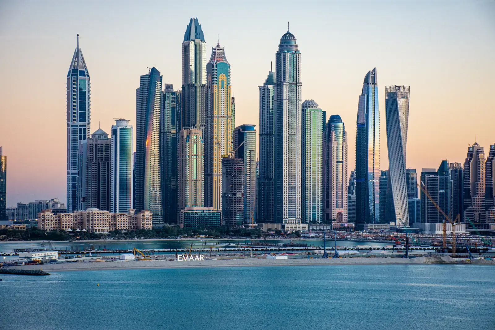 The skyscrapers of Dubai Marina